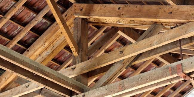 Contrôle d'une consolidation de charpente après sinistre